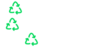 Titane recyclé, cobalt recyclé, or recyclé au-dessus d’un iPhone Air.