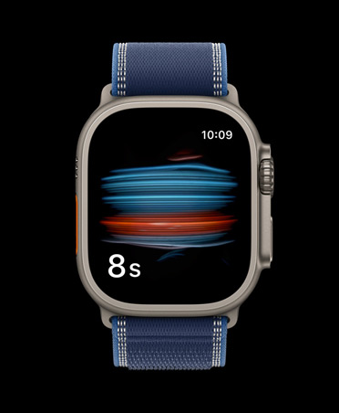 Apple Watch Ultra 3, caja de titanio, color natural, medición de oxígeno en sangre en la app Salud