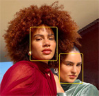 Demonstracija korištenja značajke Unutar kadra za fotografije s istaknutim licima ljudi