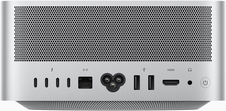 Vue arrière de Mac Studio